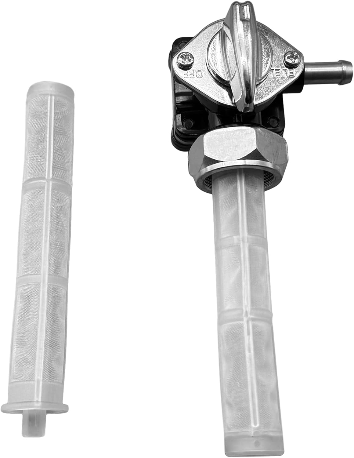 61338-94D Motorcycle Fuel Valve Petcock with Male Thread Compatible with Harley FXST FLST FXD FLT 1995-2001 (1340cc engine) Vacuumed Petcock Valve Switch Gas Fuel Shut Off Valve