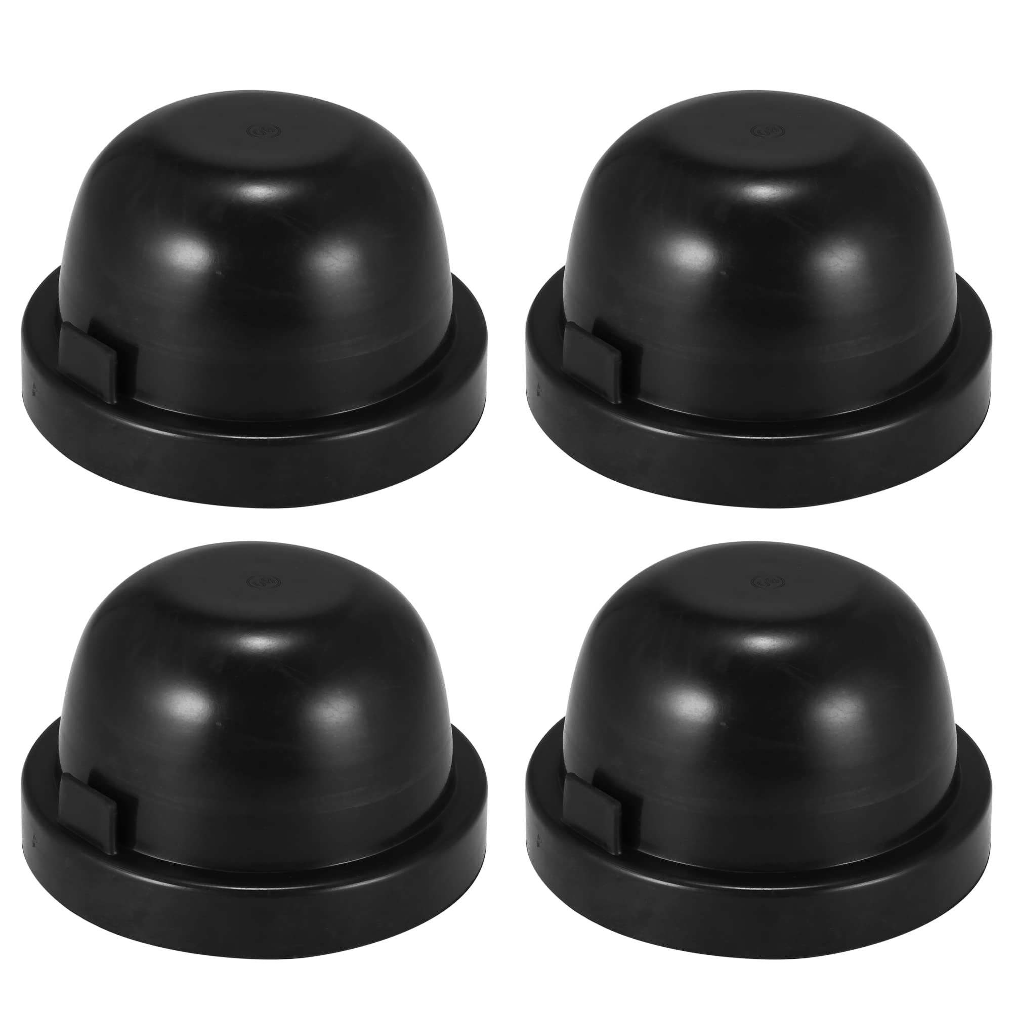 X AUTOHAUX light Dust Cover 80mm Rubber Housing Seal Cap Dustcover for light Kit Set of 4
