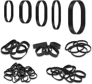 70 Pieces Tactical Rubber Bands 5 Sizes, Assorted Size Rubber Bands for Camping Survival Sports Hiking Bikers