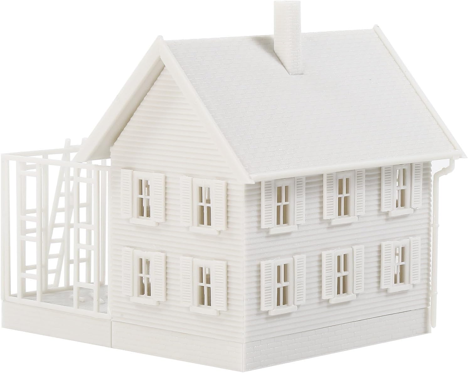 N Scale Model Decorated House Kit Unassembled Building for Model Railroad JZN5881JJ