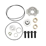 Kuuleyn Turbocharger Repair Rebuild Kit, 14PCs Aluminum Stainless Steel Turbo Service Repair Kit Replacement for E F Series with 6.0L Later 2004 to 2007