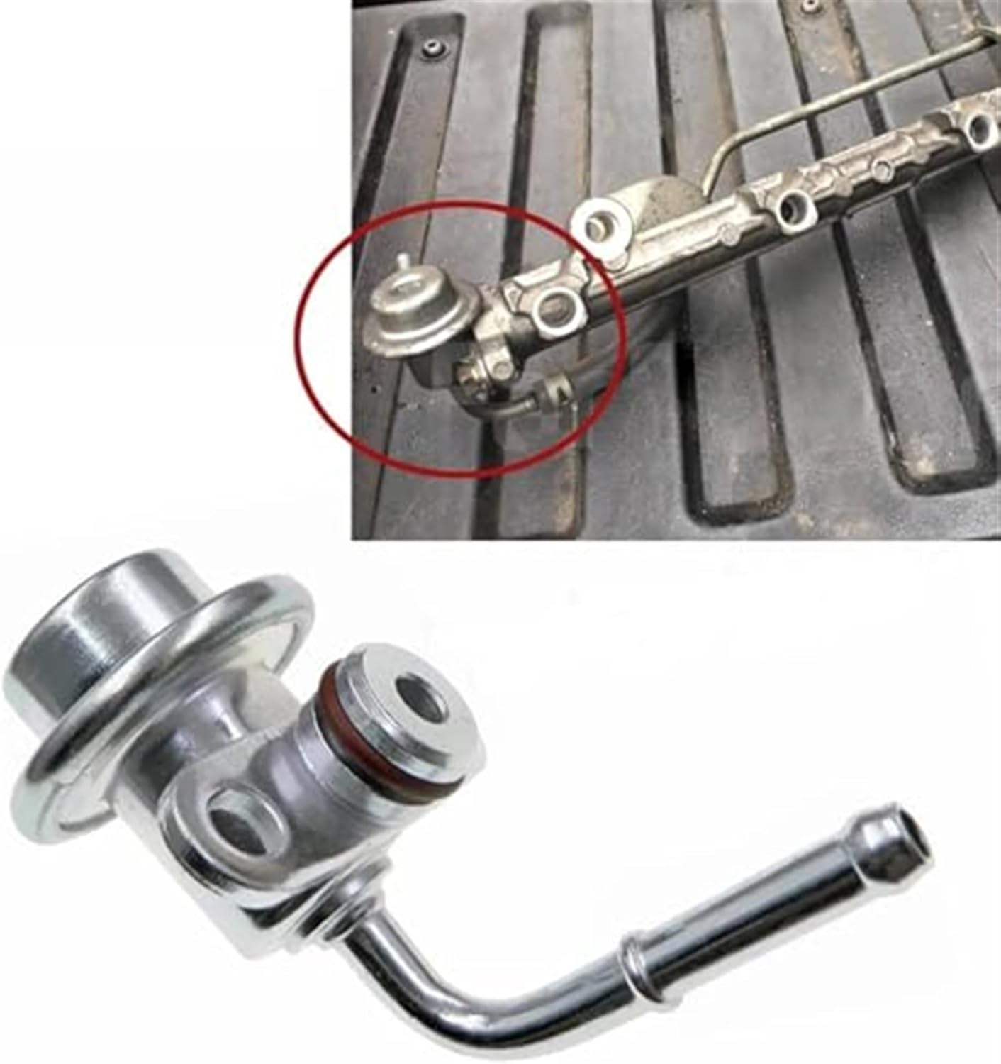 Fuel Injection Pressure Regulator, for Mitsubishi, for Lancer Evolution Evo 6 9 Mirage Colt 1.8 2.0 2.4 Cn9a Cp9a Ct9a 2002-2007 Md320749 Fuel Pressure Control Fuel Pressure Regulator