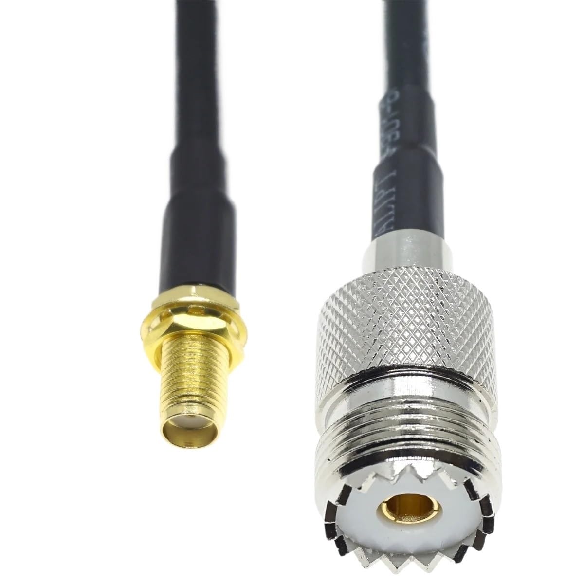 LIHUA SMA żeński do UHF żeński SO-239 Ja-ck złącze RG58 kabel koncentryczny antena W/i/Fi Coax 15CM 30CM 50CM 72CM 1M 2M 300cm (100CM)