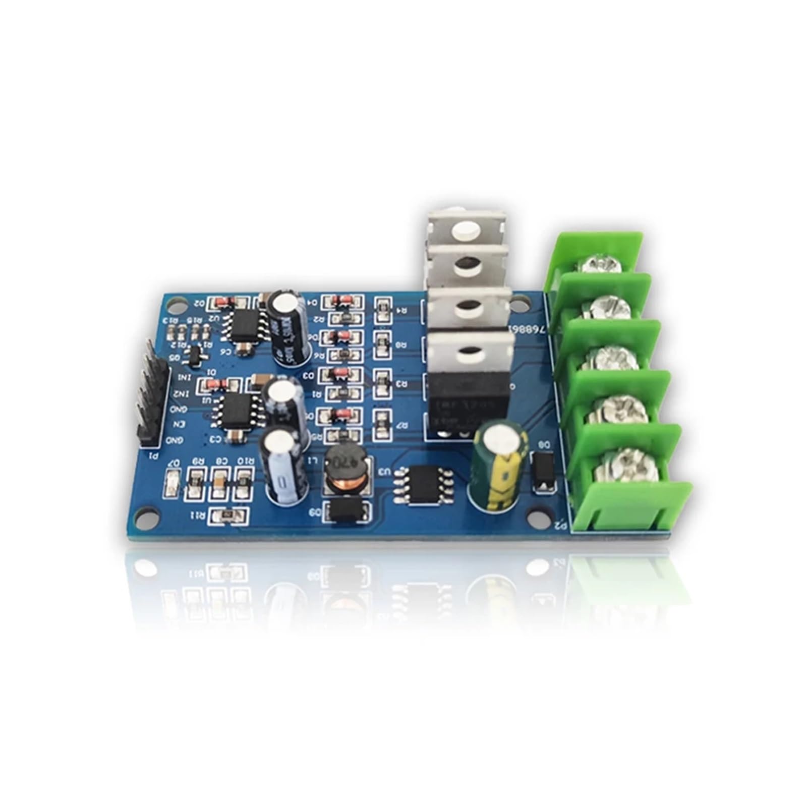 Módulo controlador de motor de puente H de alta potencia 5-30V 170W NMOS con freno adelante y marcha atrás PWM controlador de velocidad del motor de ciclo de trabajo