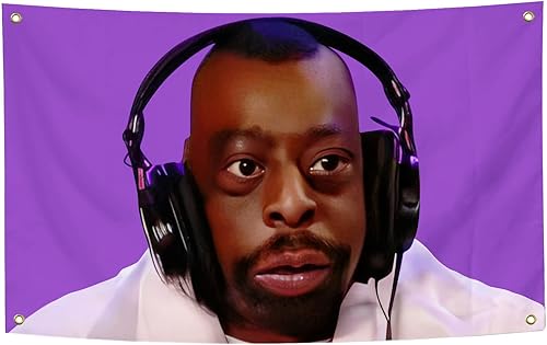 Bandera de boxeo verde Lester Beetlejuice divertida con ojales de latón, bandera de pared de cueva de hombre duradera con ojales de latón, bandera