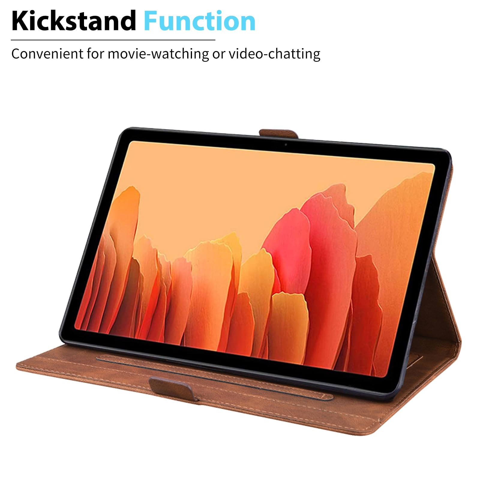 JayModCase Leder-Hülle Für Lenovo Tab M10 HD 2nd Gen – Mit Standfuß, Stifthalter & 4 Kartenfächern