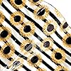 ONEART | 12"×54" Sunflower Series Transparent Vinyl Roll Sunflowers and Zebra Waterproof TPU Fabric for Handbags, Wallets, Quilting #2