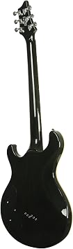 IYV 6 String IP-350 TBK PRS غيتار كهربائي ذو جسم صلب ، أسود عابر