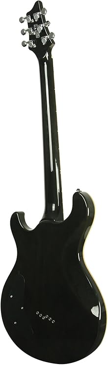 IYV 6 String IP-350 TBK PRS غيتار كهربائي ذو جسم صلب ، أسود عابر