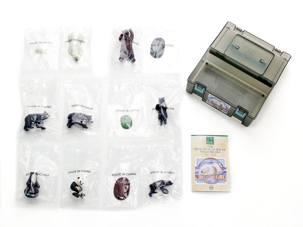 カロラータ 世界のクマ フィギュア ( 立体図鑑 ) 熊 リアル フィギュアボックス [解説書付き] 食品衛生法クリア 8種 w17b8b5 Amazon.co.jp: カロラータ 世界のクマ フィギュア 立体図鑑 (熊