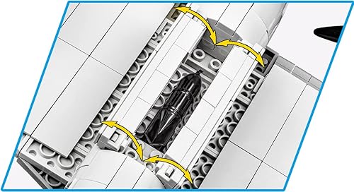 Miniatura 7 de COBI Colección Histórica WWII De Havilland DH.98 Mosquitero Avión, Madera