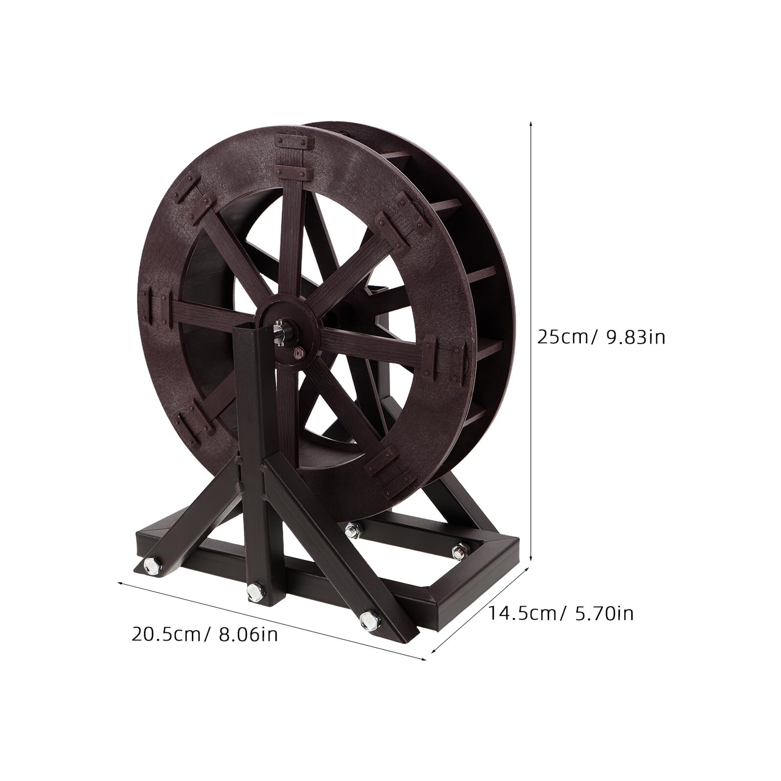 Mini Ruota Idraulica per Acquari Decorazione Fontana Scorrevole in Plastica Resistente Mulino d Acqua Rotante per Paesaggi e Vasche da Pesci Accessorio DIY per Ambienti Desktop
