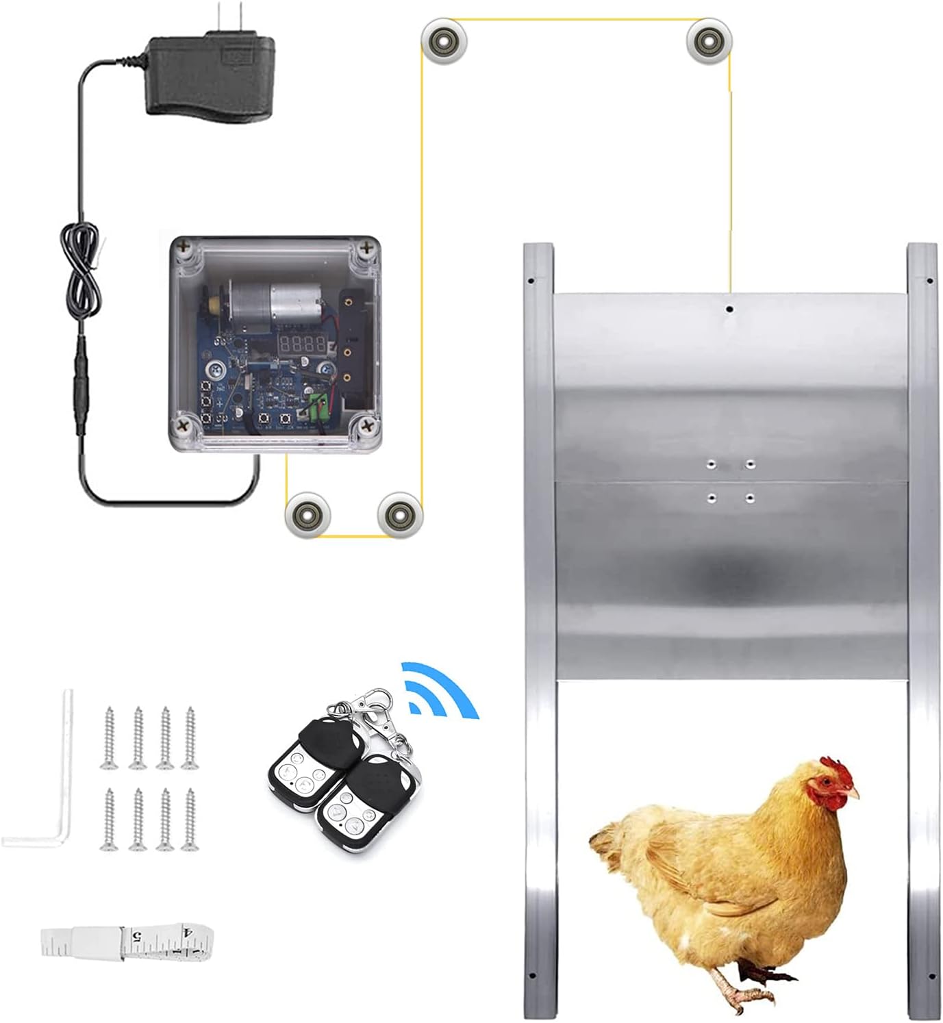 TZUTOGETHER Automatic Chicken Coop Door Openers, Denmark Ubuy