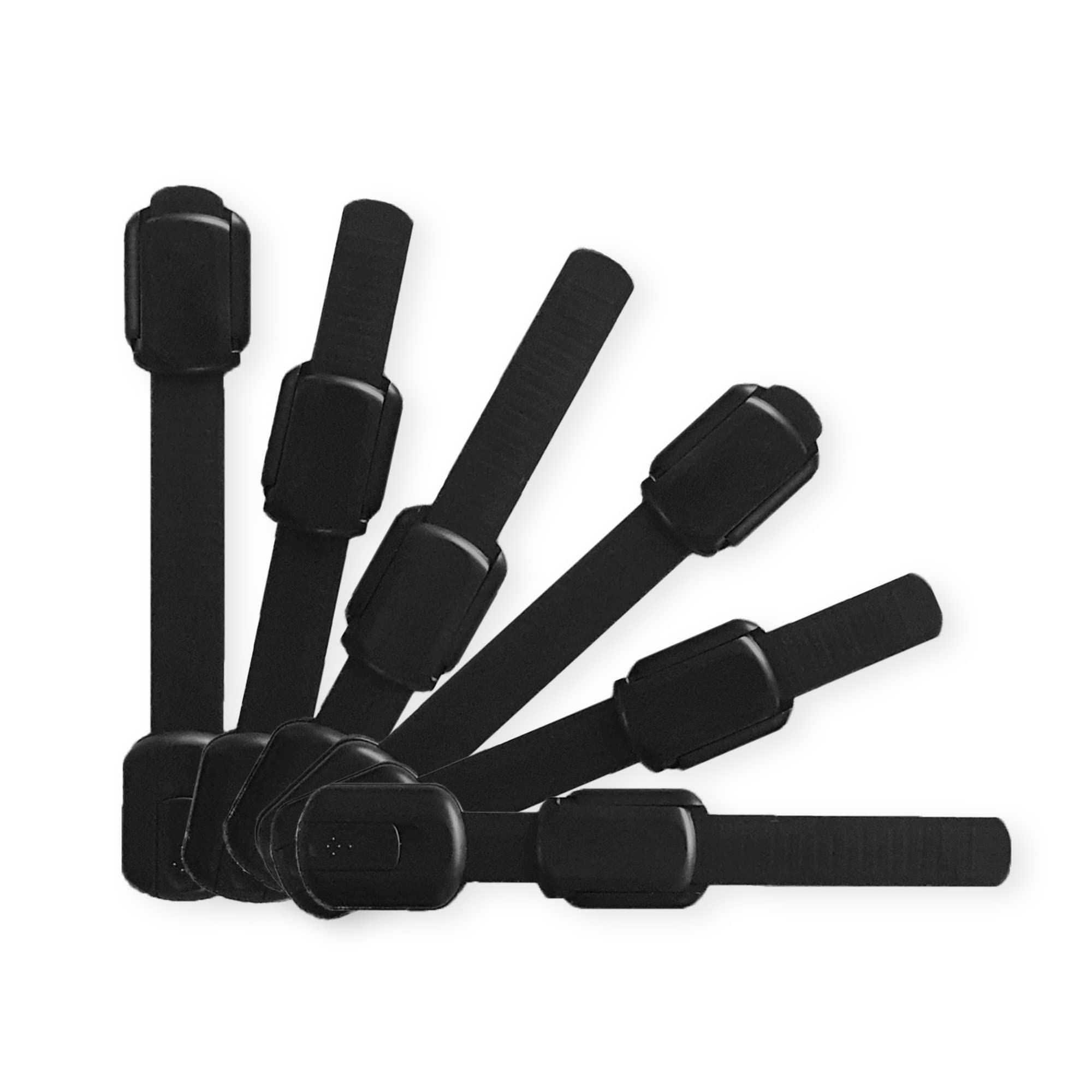 Adjustable & Reusable Child Safety Cabinet Locks & Latches, Baby Proofing Door Window, Cabinet, Toilet, & Refrigerator Lock, Child Safety Strap Locks