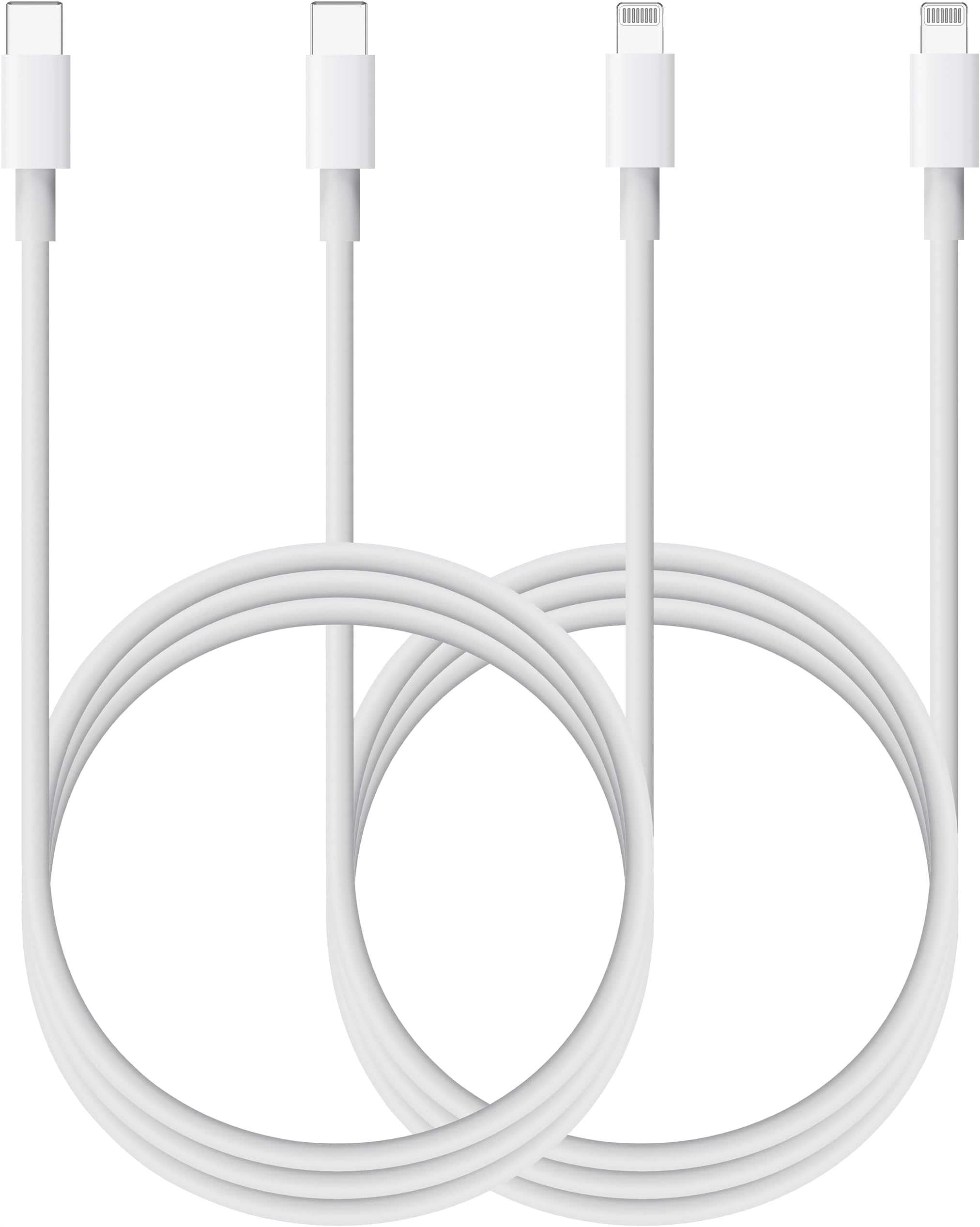 JJDSNL6FT 2Pack Apple USB c Lightning Cable Power Delivery iPhone Charger Lightning USB c MFi Certified for iPhone 14/13/12/11/XS/XR/X/8/7/6/5 iPad