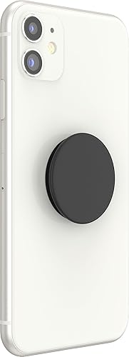 Miniatura 5 de PopSockets PopGrip con tapa intercambiable para teléfonos y tabletas, color negro