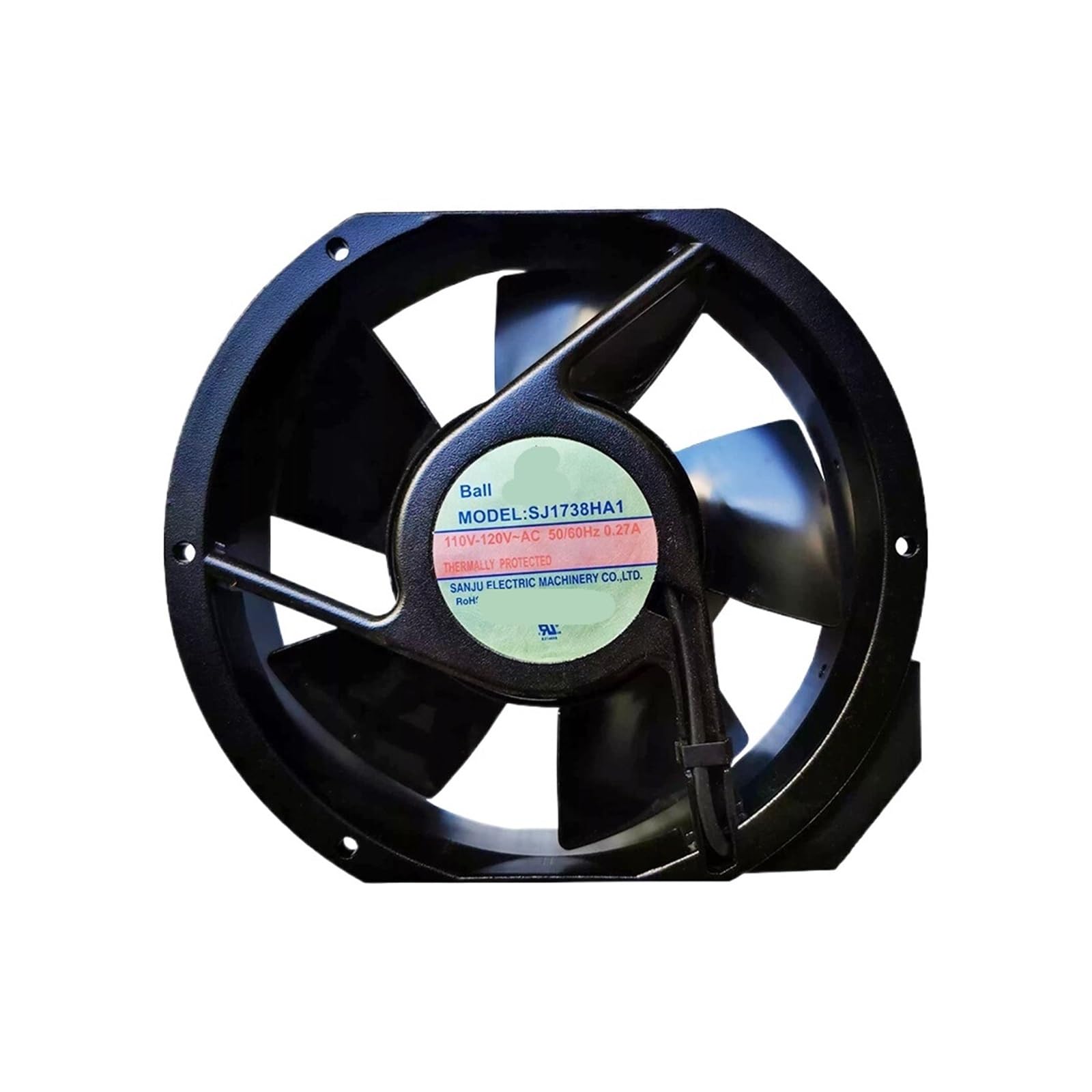 OKEWGHFL SJ1738HA1 electric cabinet fan 110~120V 0.27A 172 * 150 * 38mm