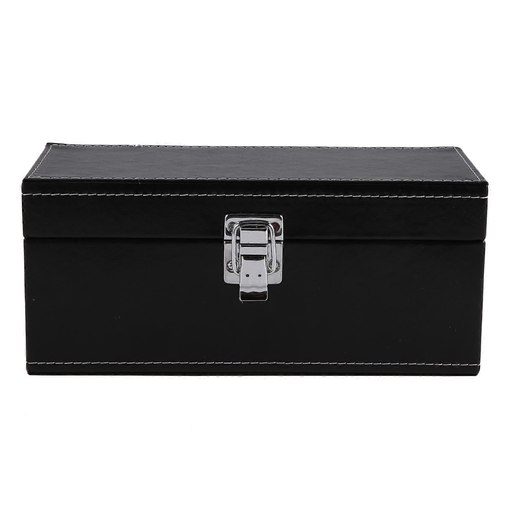 JOYHAPPST Storage Box Coin Slab Jewelry PU Compound Plywood Style Bundle Coins Display Box Case For Home Orga