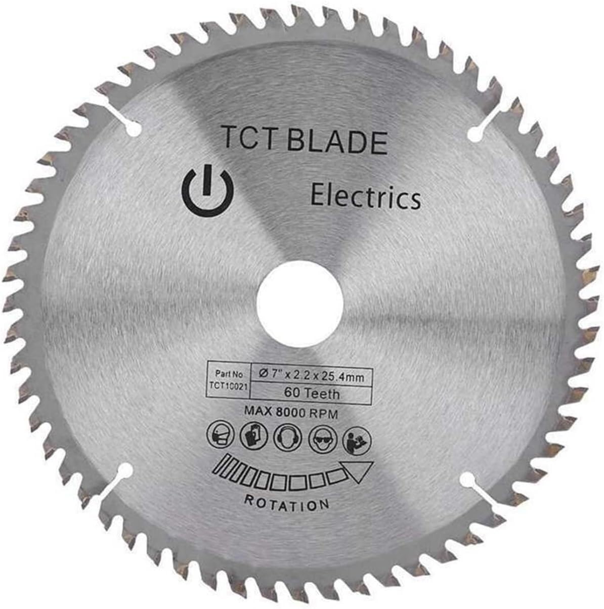 Tarcze tnące z Brzeszczot do piły tarczowej, 1 szt. 7 (180 mm) tarcza tnąca z węglika spiekanego, 60 zębów