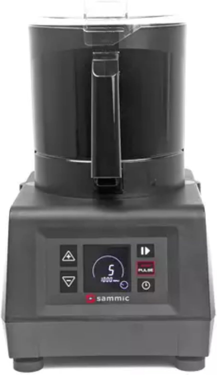 Sammic KE-4V Food Processor and Emulsifier, 4.65 Qt Bowl, Benchtop Unit with Variable Speeds, Force Control System, Pulse Function, Commercial Food Prep, 120V