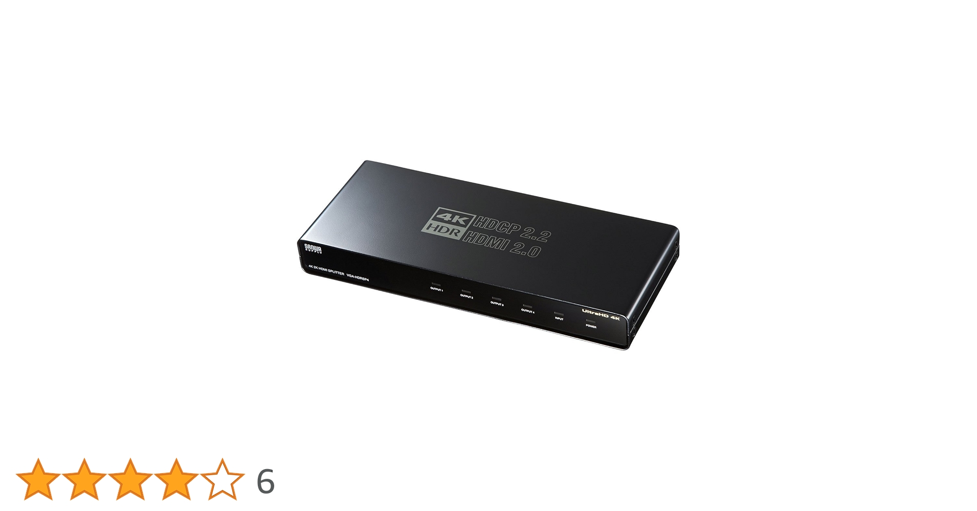 サンワサプライ 4K HDR対応HDMI分配器 4分配 VGA-HDRSP4 Amazon | サンワサプライ 4K2K対応HDMI分配器(4分配) VGA-UHDSP4