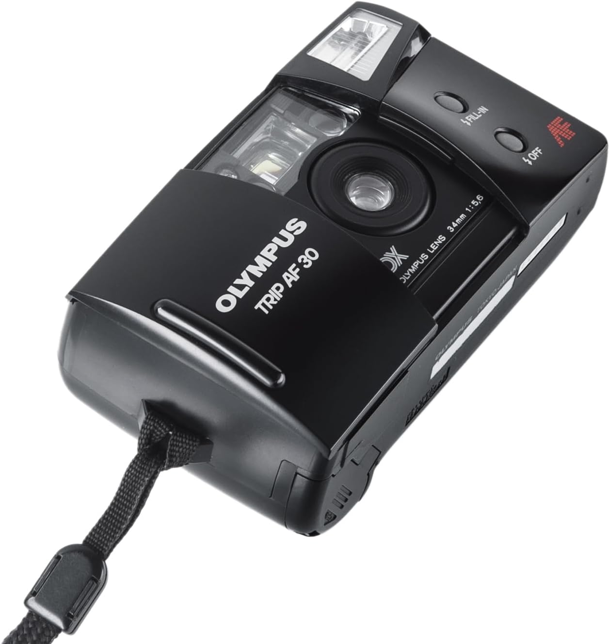 Olympus Trip AF 30 35mm Point & Shoot Film Camera – Autofocus, Built-in Flash, 35mm f/3.5 Lens – Vintage Compact Film Camera (Renewed)