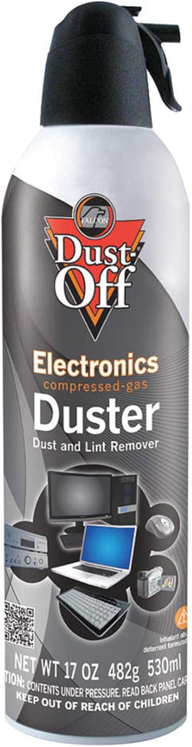 Dust OFF Compressed Gas Duster, 17 Ounces