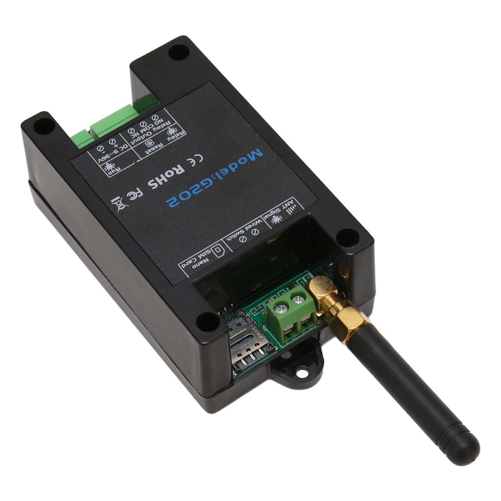 Controlador Remoto de Puerta GSM, Abridor de Puerta GSM con Interruptor Remoto, Salida 3A 240VAC, Programable, Operación de relé, Adecuado para Puertas, Ascensores, Garajes,
