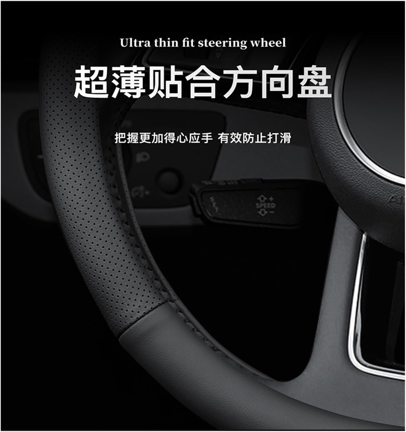 Car Steering Wheel Cover for BMW Car Steering Wheel Cover Genuine Leather New Interior Suitable for Both Men and Women (Color : 2#)