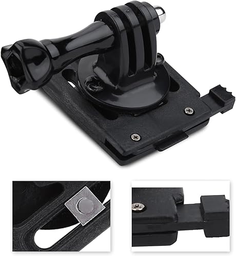 Miniatura 3 de Accesorios de casco táctico, soporte de soporte frontal, casco militar giratorio de 360 pulgadas, soporte adaptador de base de montaje fijo para