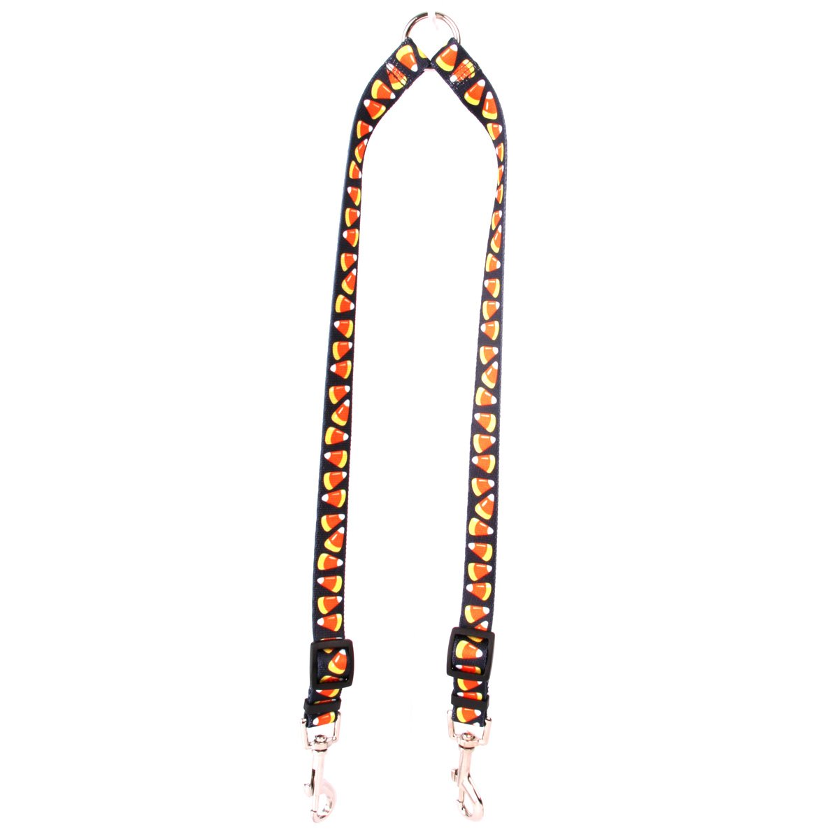 Yellow Dog Design Candy Corn Coupler Dog Leash 3/4