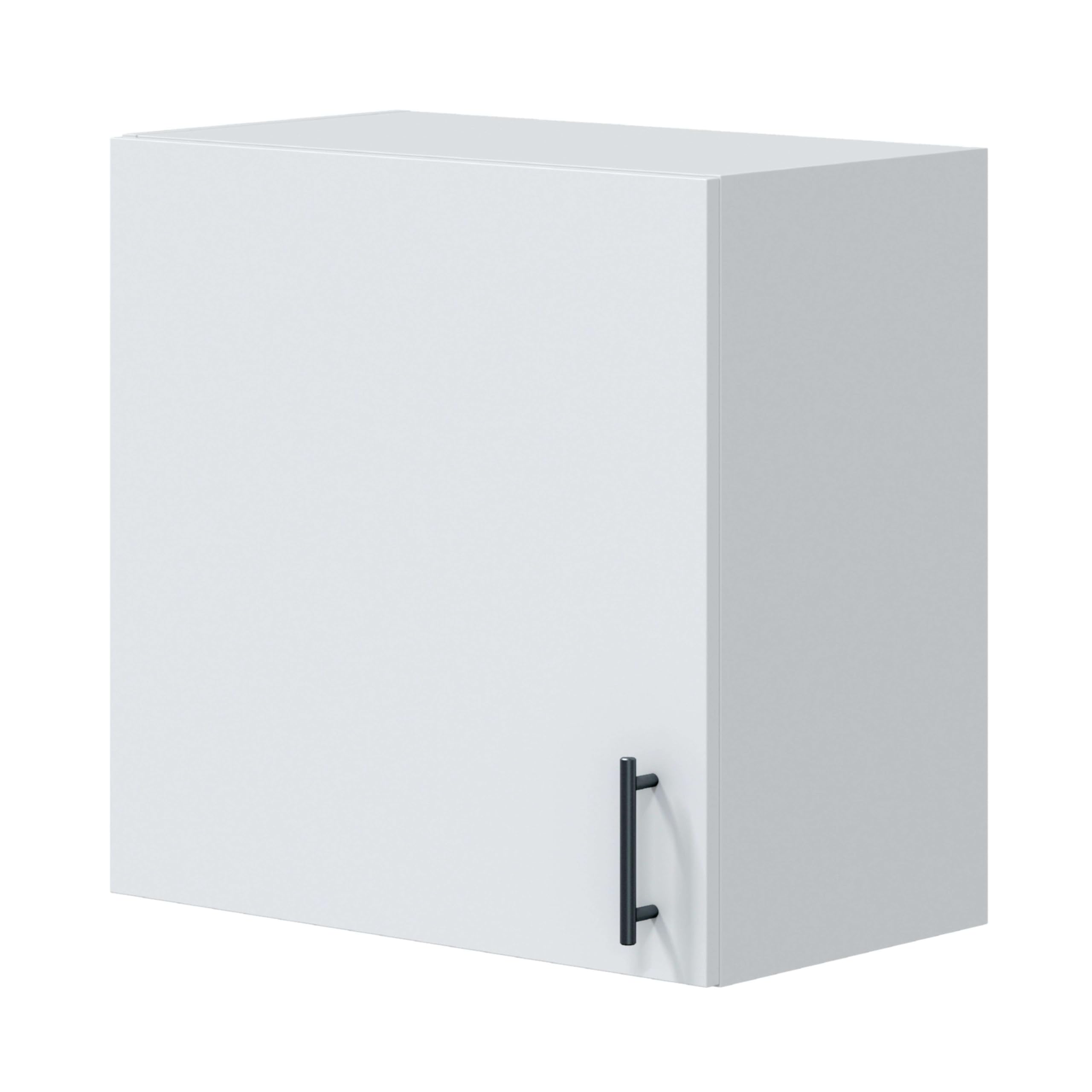 Bricohabitat Módulo de Cocina Alto de 60 cm para Colgar Mueble Alto Suspendido Kira Blanco Brillo 60x59x34 cm