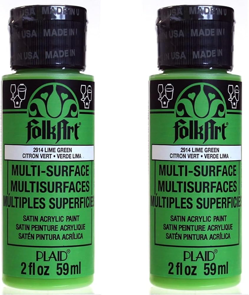 FolkArt MultiSurface Paint in Assorted Colors (2 oz), 2914