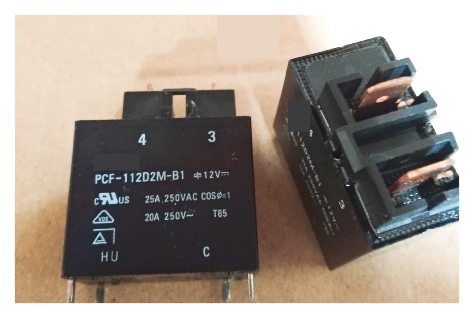 Relais de climatisation PCF-112D2M-B1 12V 25A pour réparation de pompe à chaleur