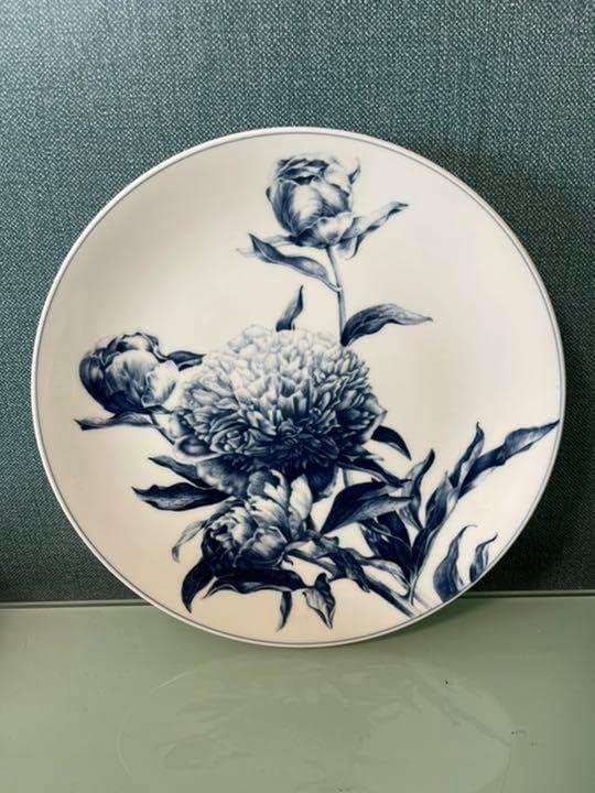 マイセン プレート 菊 掛け皿 壁掛け 剣 meissen 003 [未使用品