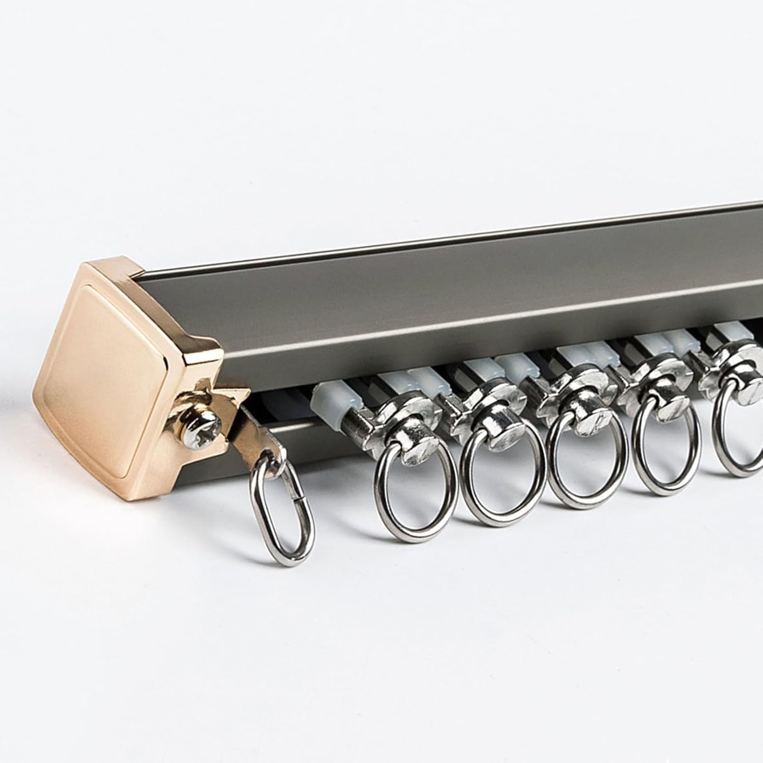 Rail en aluminium extra long pour rideau de séparation de pièce