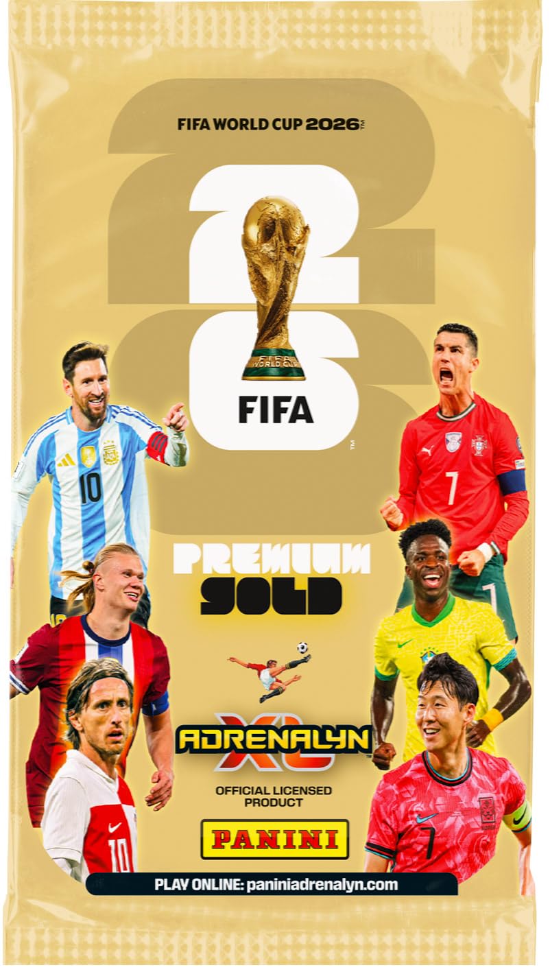 Copa Mundial FIFA 2026 Juego Tarjetas Comerciales Bolsa Premium 4 Edición Limitada