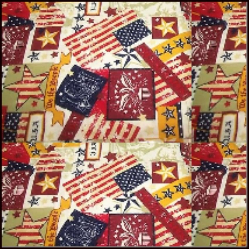 Easy Quilt Patriotic Chain/Precut/Ready to Sew!