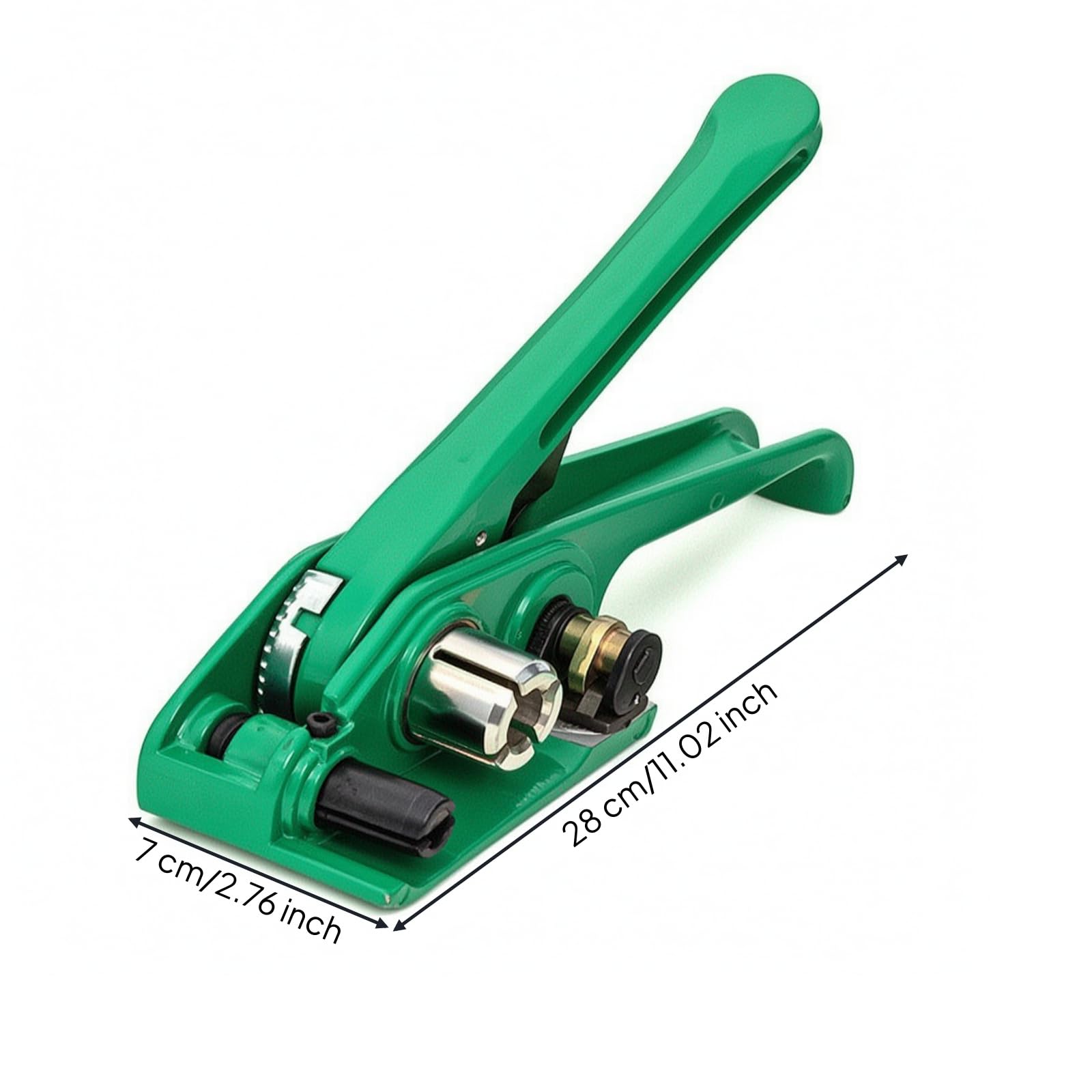 Tendi con Taglierina Robusto Antiscivolo, Kit Nastro in PET, per Spedizioni, Magazzinieri, Verde