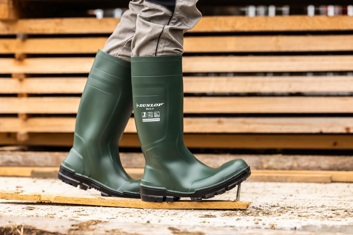 DUNLOP Protective Footwear, Work-It Full Safety, Verde Patrimonio, Talla