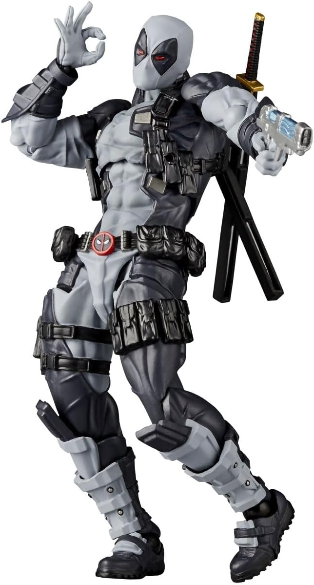 Kaiyodo Revoltech Amazing Yamaguchi Deadpool Ver. 2.5 X Force Color, Total Height Approx. 6.7 inches (170 mm), Non-scale, PVC & ABS Pre-painted Action Figure