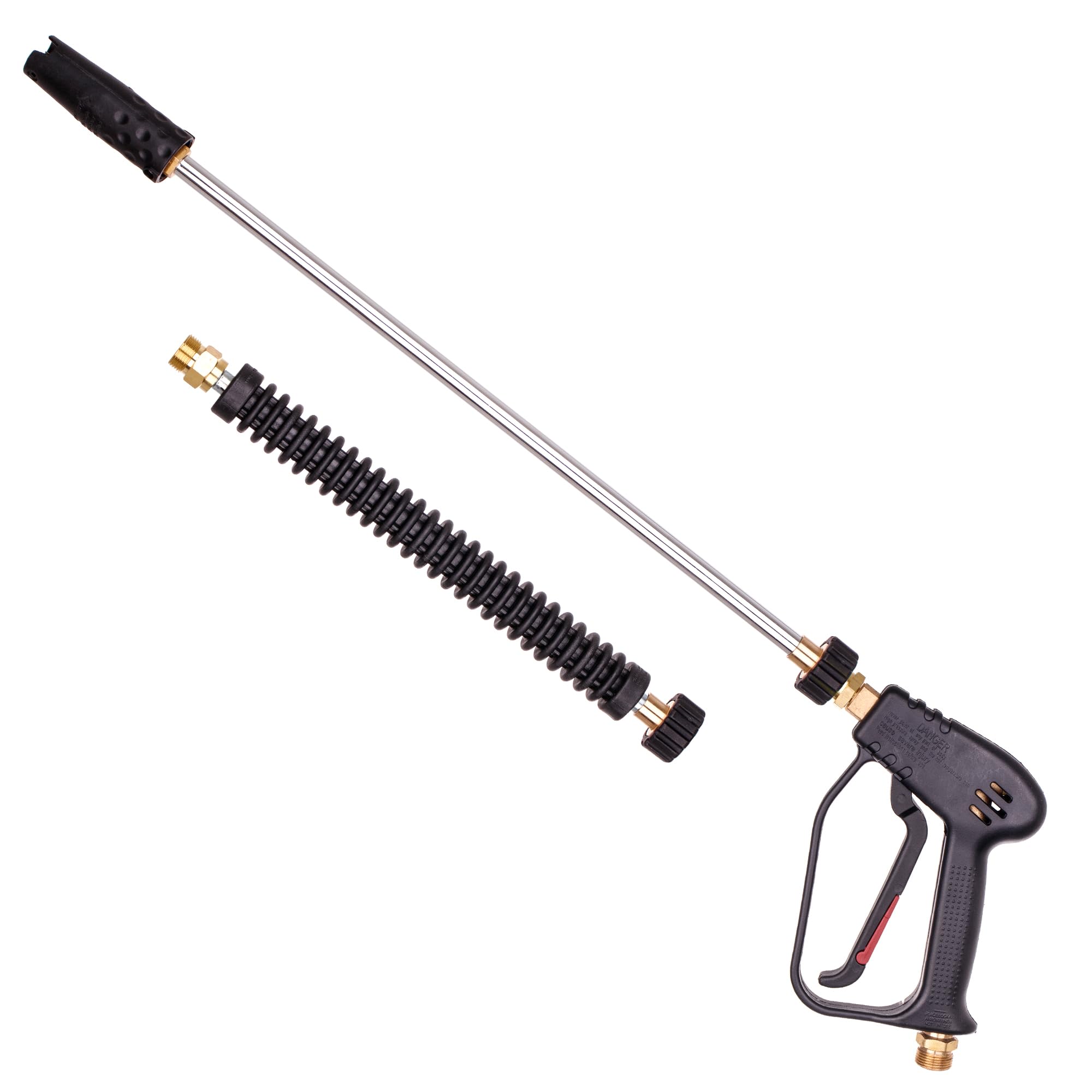 TC TECHNIC kompatybilny z Kärcher K2 K3 K4 K5 K6 K7 lanca pistoletu wysokociśnieniowego z regulowaną dyszą i wężem wysokociśnieniowym QUICK CONNECT 5m - myjka wysokociśnieniowa