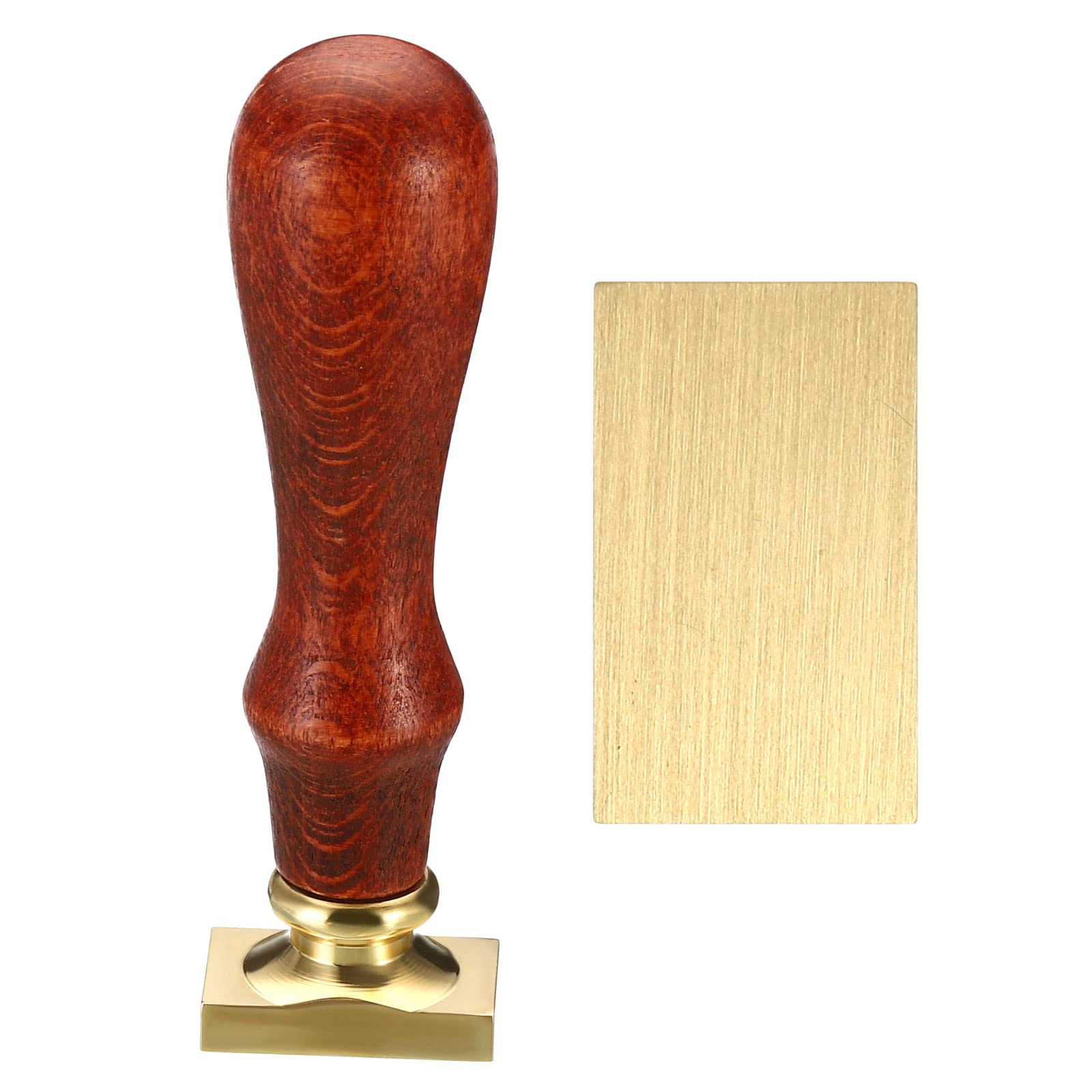 PATIKIL Rectangle Blank Wax Seal Stamp