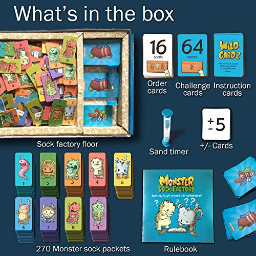 Monster Sock Factory Multiplication and Division Game miniatura 4