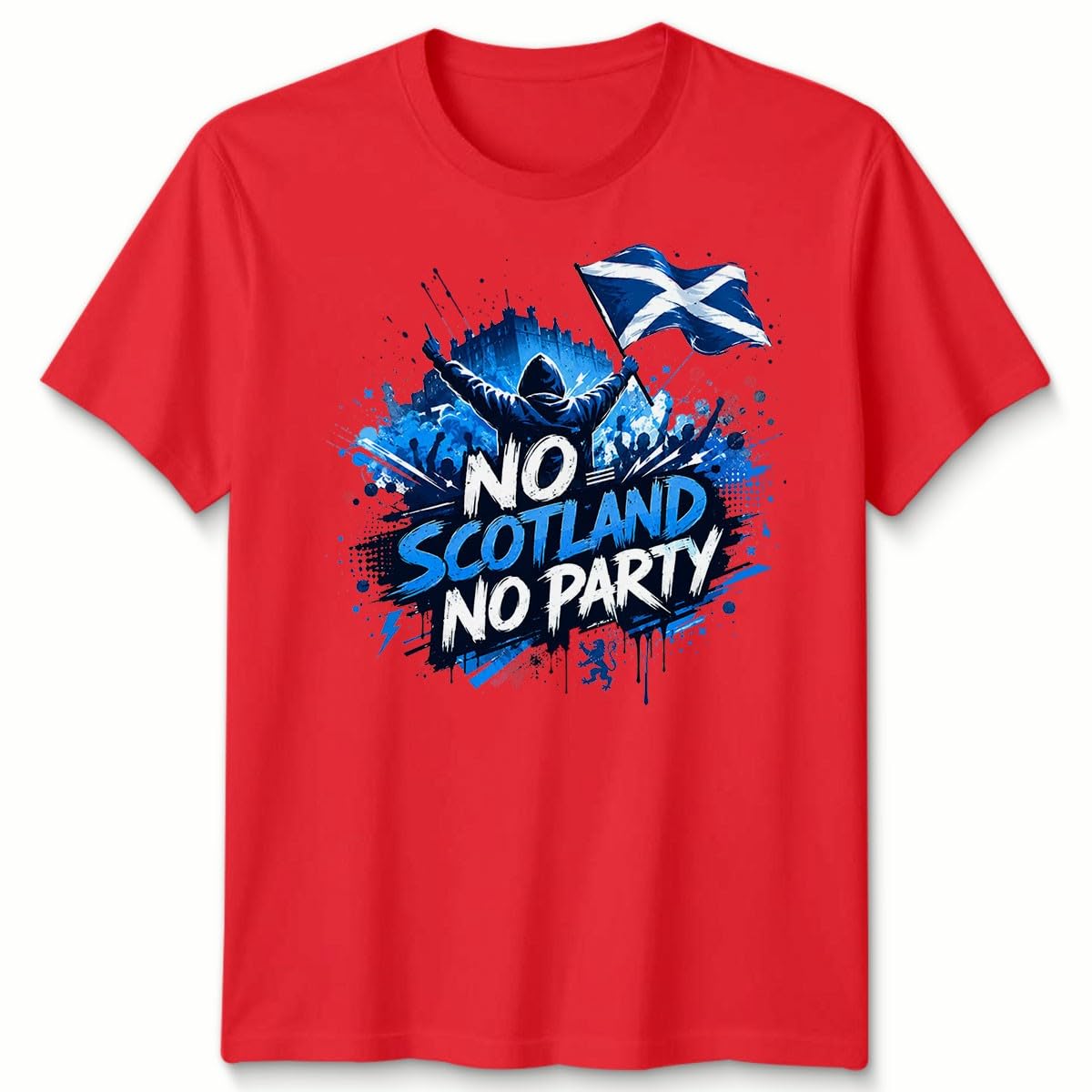 No Scotland No Party Unisex Football T Shirt Game Day 2026 Scotland Soccer Fans Foooty Tee Gift Unisex S Red — image 1