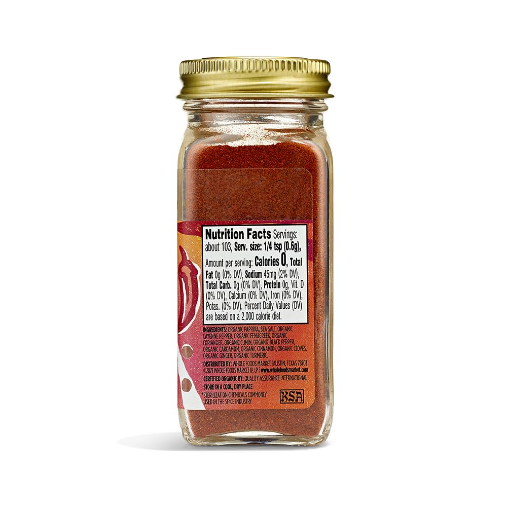 Whole Foods Market, Organic Berbere Seasoning, 2.19 oz (Pack of 2) - Image 2