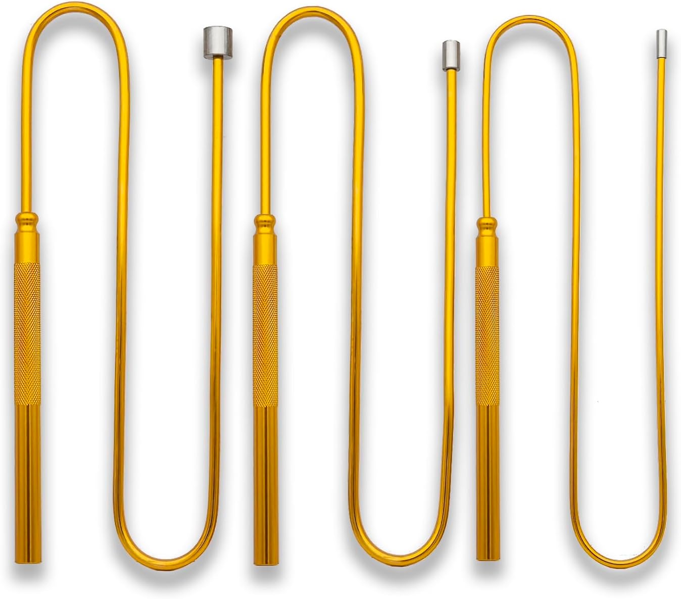 VASTOOLS Flexible Magnetic Pickup Tool Set,3 Pack, 4mm Magnet,7mm Magnet Magnet Stick, 26" Bendable Extension Magnetic Pickup 0.5lb, 2lb, 5lb