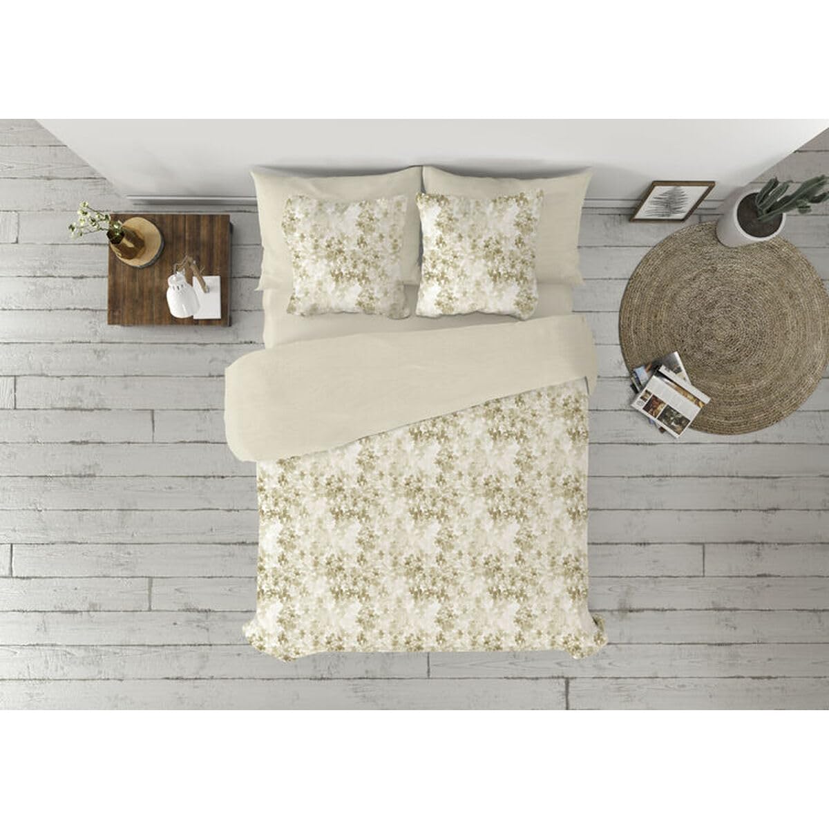 Pierre Cardin Lucia Brown 3 Piece Bedding Set for 150/160 cm Bed