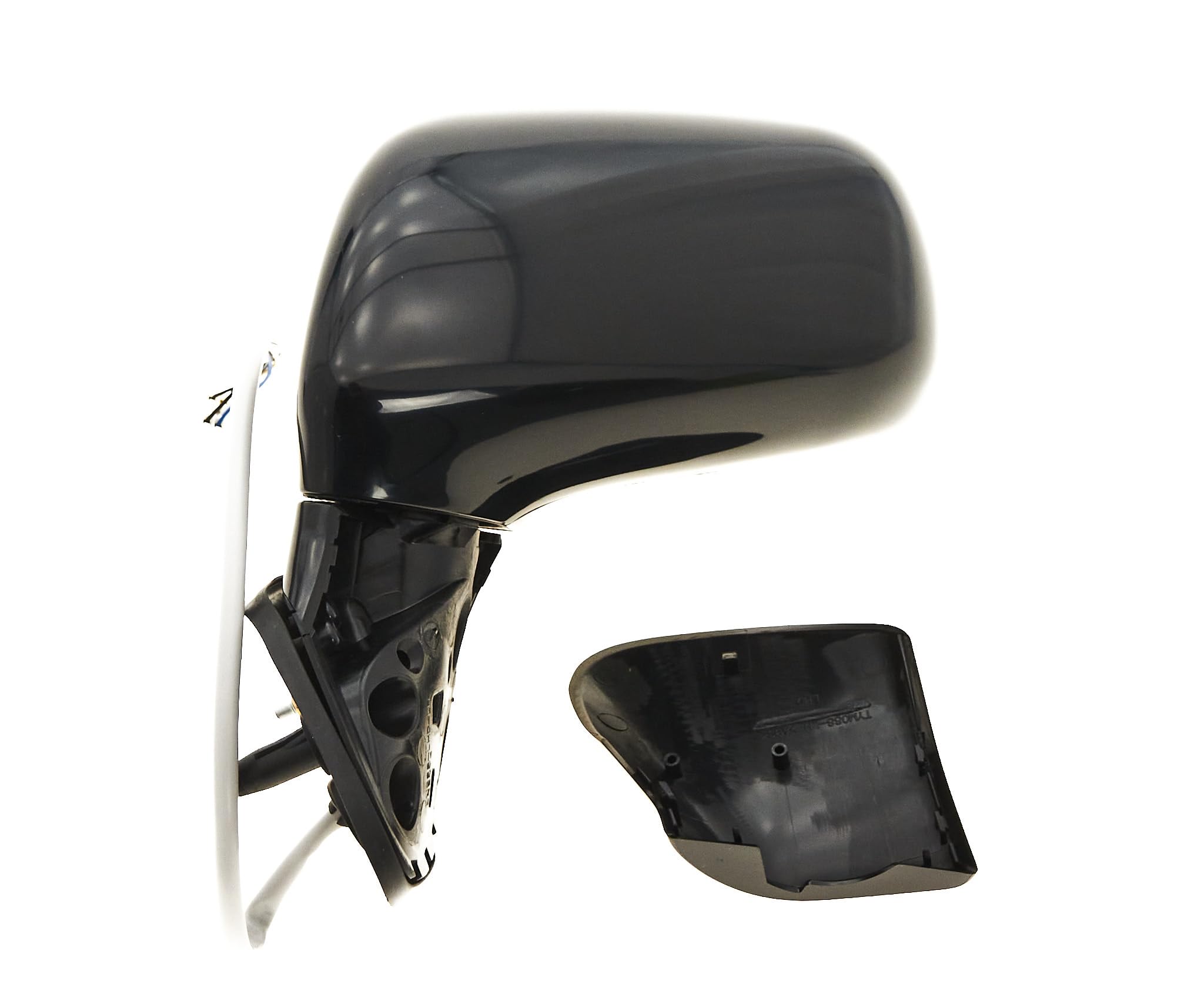 carro Espejo exterior Izquierda 87940-0F040 adecuado para TOYOTA COROLLA VERSO, 04-09 con ajuste eléctrico, calefactable, cristal cromado, ASFERICO
