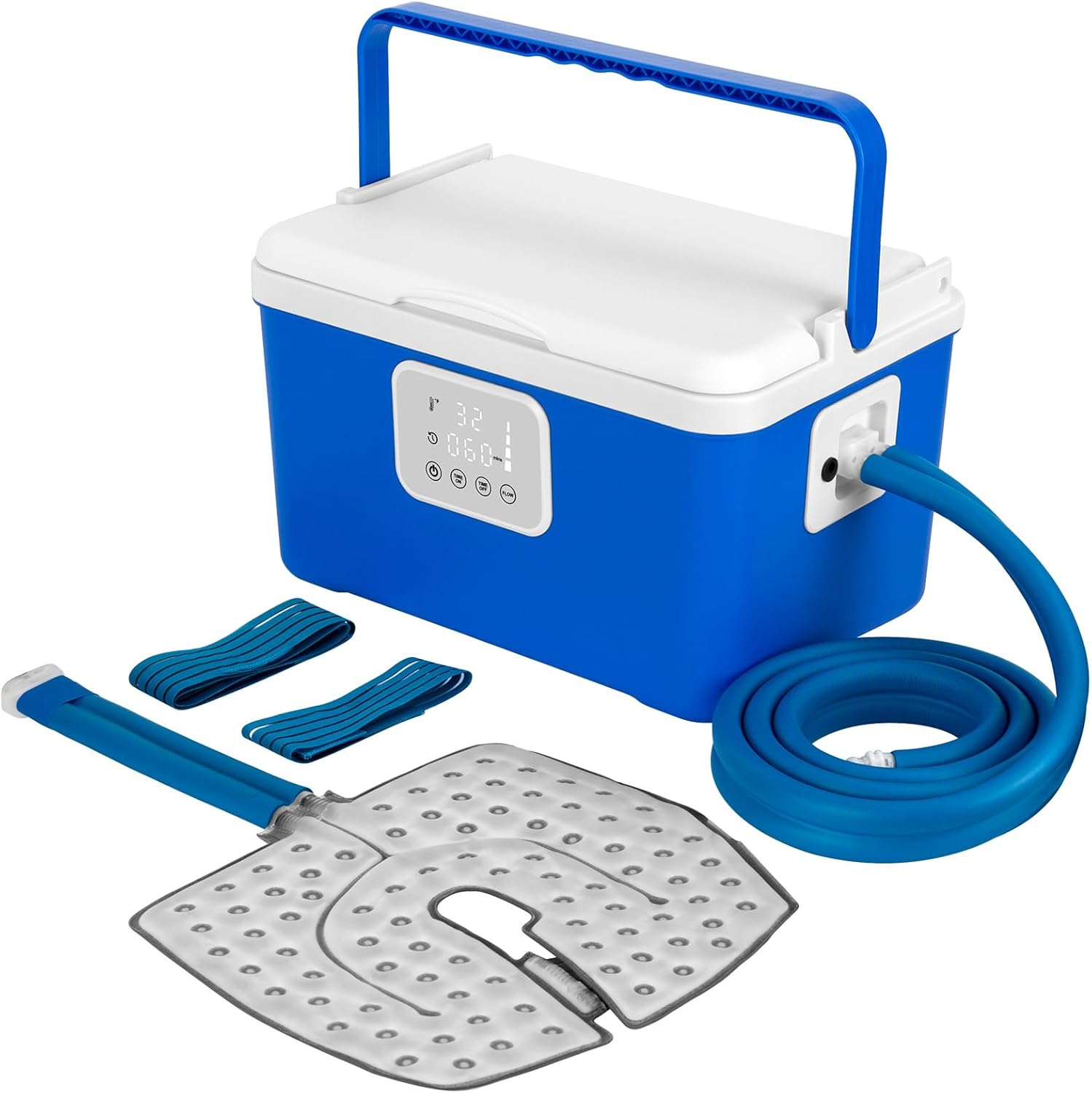 Ice Machine for Knee After Surgery, 13 Quarts Time Circulate Cold Therapy Machine for Post-Surgery Pain Relief, Swelling Sprain Home Cryotherapy System